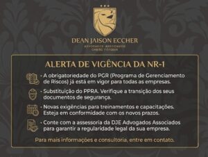 NR-1: Prepare sua empresa para as novas regras de Saúde e Segurança do Trabalho!